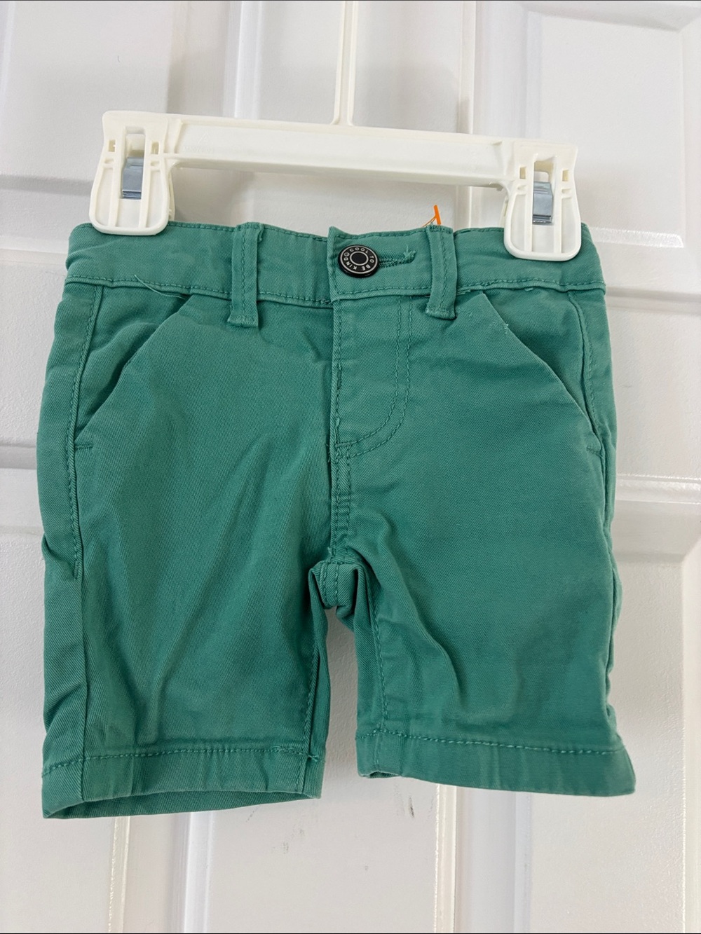 Primark Teal Green Cotton-Blend Kids Shorts
